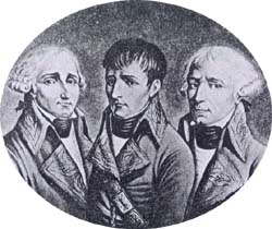 Les trois Consuls : Cambacrs - Bonaparte - Lebrun